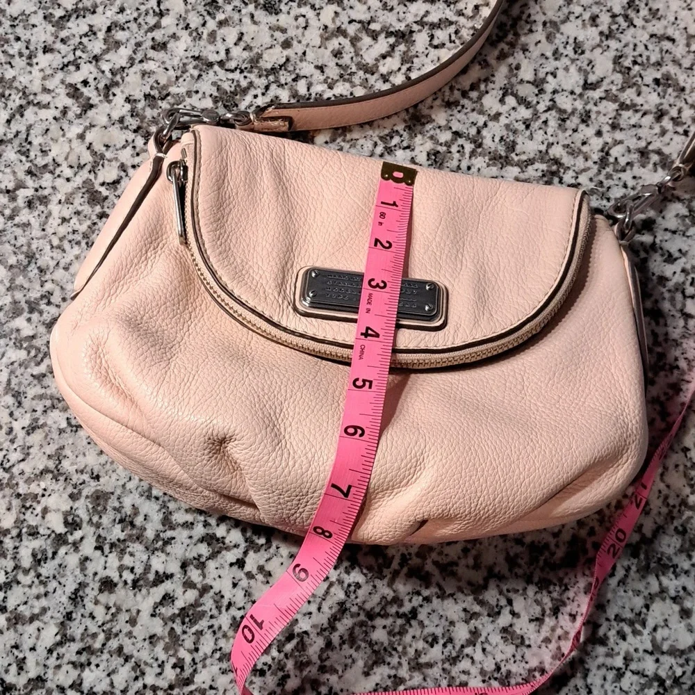 Marc Jacobs Q Natasha Bright Rosa Pink Leather Small Crossbody Bag - Picture 15 of 15
